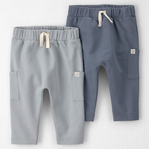 Baby 2-Pack Organic Cotton French Terry Joggers | Carter’s Oshkosh Canada