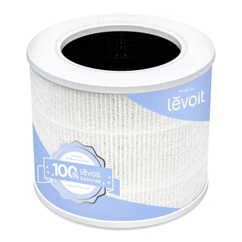 Levoit Core Mini-P Air Purifier Replacement Filter,Genuine Air Filter | AHAM VERIFIDE,Supports HEPA Sleep Mode, Activated Carbon, Removes Smoke, Odors, Allergens, Dust,Pet Hair, Core Mini-RF,1 Pack