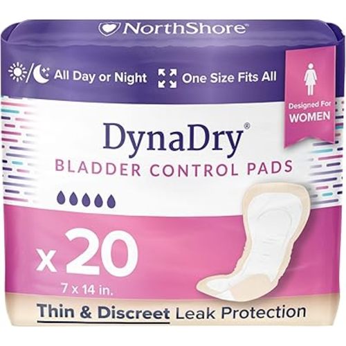 NorthShore DynaDry Pads for Women, Ultimate, Pack/20