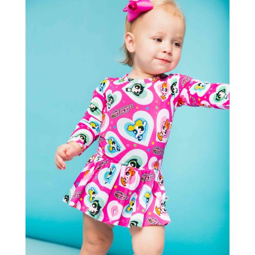 The Powerpuff Girls™ Long Sleeve Ruffle Dress