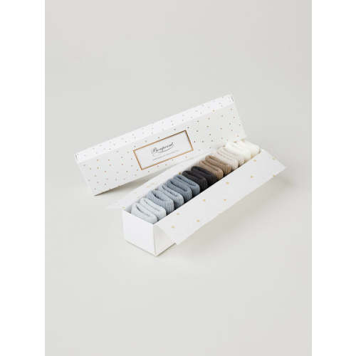 Blue cotton weekly sock set