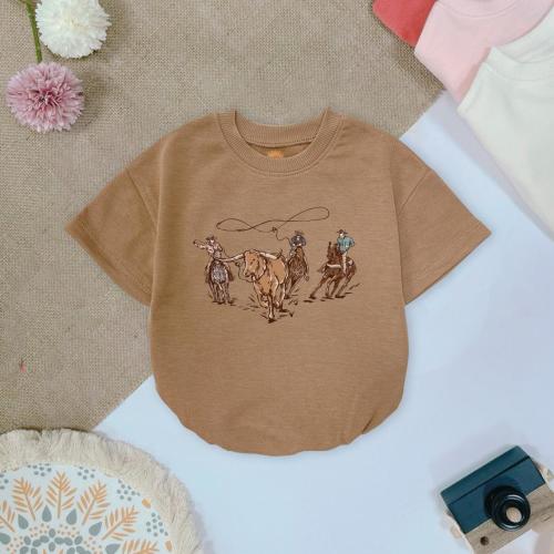 Cowboy Rodeo Baby Romper, Western Ranch Baby Bodysuit, Bull Riding Outfit, Country Cowboy Clothes, Baby Shower Gift