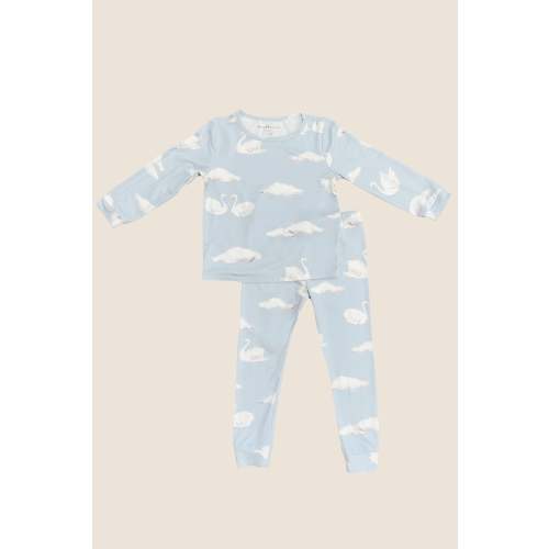 Hunter Cloud Jersey Kids Set in Swan Lake