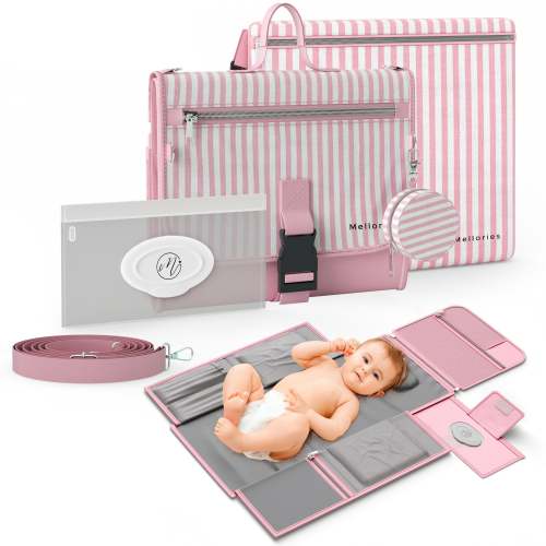 Portable Diaper Changing Pad - Pink