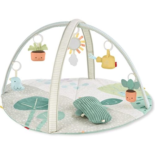 Skip Hop Tummy Time Mat, 3-in-1 Activity Baby Play Gym, Age 0+, Garden Oasis, Green Multi