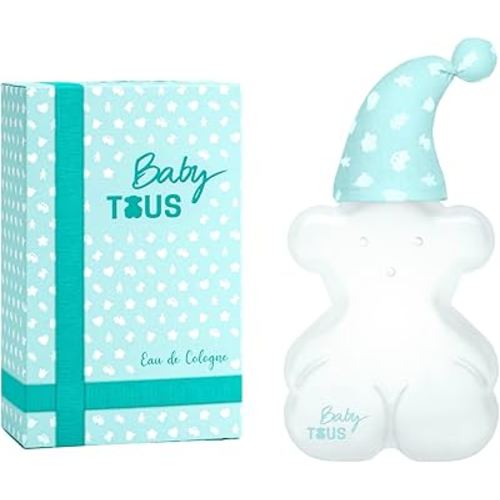 TOUS Baby Cologne for Boys and Girls. Fresh, Powdery Perfume, Gentle Scent for Babies & Toddlers. Ideal Baby Gift, 3.4 Fl Oz