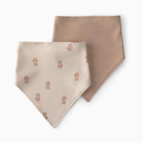 Bibs (2 Pack) - Brown Bear