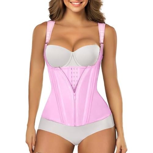 SHAPERX Waist Trainer Corset for Women Tummy Control Sport Girdle Hourglass Waist Cincher Body Shaper with Steel Boned