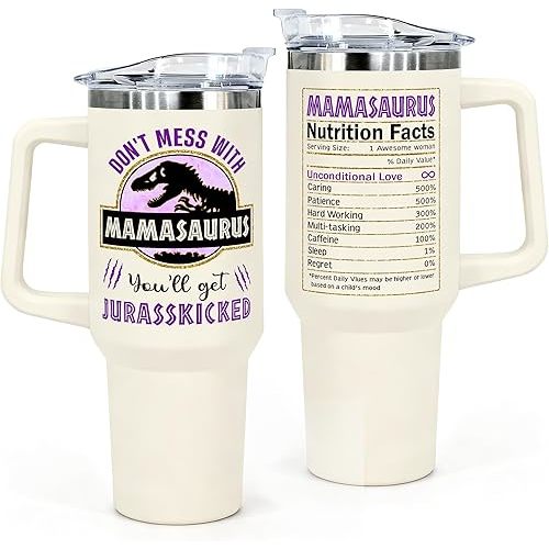 Christmas Gifts for Mom, Women - Gifts for Mom from Daughter, Son - Cool Birthday gifts for Moms, Mothers, Women - Moms Birthday Gift Ideas - Best mom Tumbler 40 Oz Stainless Steel moms Coffee Cup