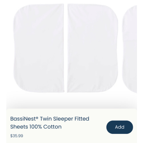 HALO Twin Bassinet Sheets | HALO