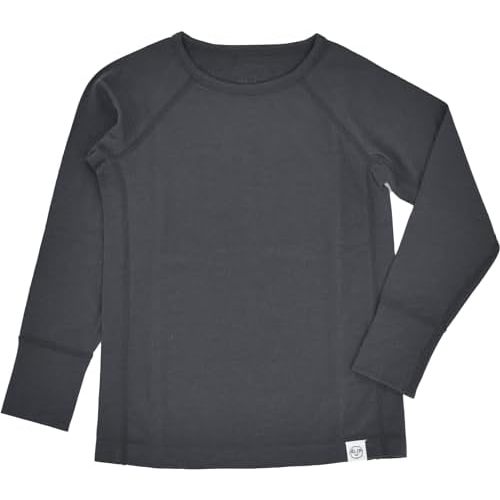 Woolino Merino Wool Base Layer for Kids - Super Soft Kids Long Sleeve Thermal Top - All Natural Base Layer Shirt