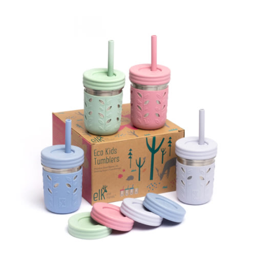 Stainless Steel 10oz Drinking Tumblers + Food Storage