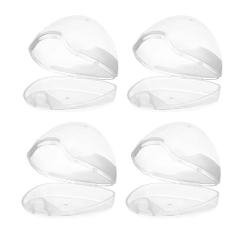 PandaEar Baby Pacifier Holder Case for Diaper Bag| 4 Pack Binky Holder Case Pacifier Cover Pouch Organizer Bag| Travel Cases| Universal Accessories Holders| BPA Free