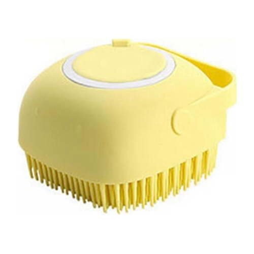 All-in-One Silicone Body Scrubber with Built-in Shower Gel Dispenser  Soft Bath Brush for Babies, Kids, Adults & Pets TIKA
