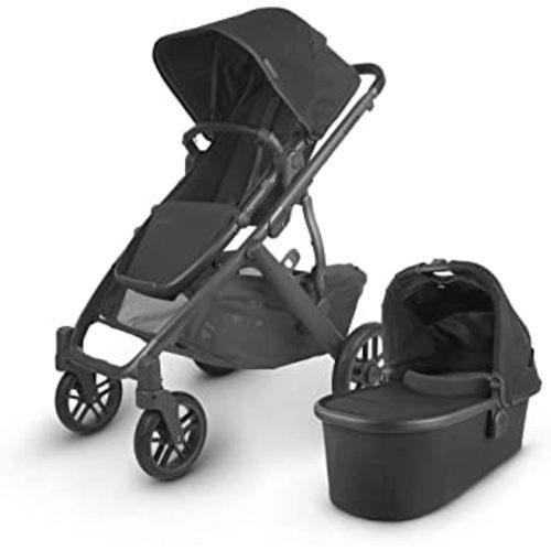 UPPAbaby VISTA V2 Stroller - JAKE (charcoal/carbon/black leather)