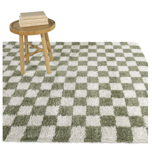 Havill Classic Checkered Area Rug - 7'10" x 10' - Green - Rectangle