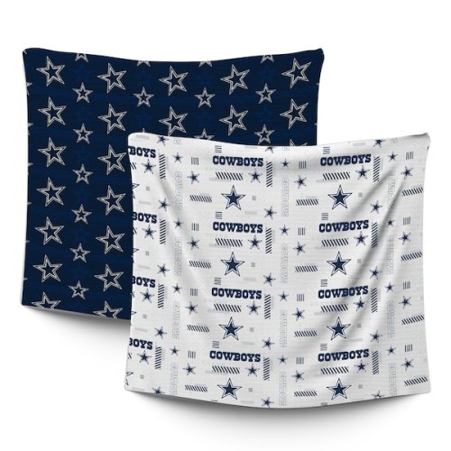 Infant Pegasus  Dallas Cowboys 47" x 47" Home & Away Two-Piece Muslin Blanket Set