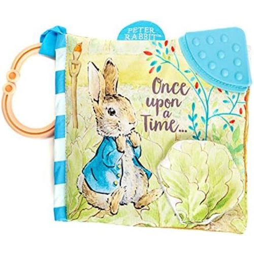 KIDS PREFERRED Peter Rabbit Soft Book with toy, Teether and Crinkle, 5 Inches