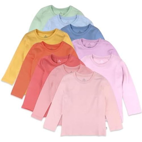 HonestBaby Baby Long Sleeve T-Shirts (10-Pack)