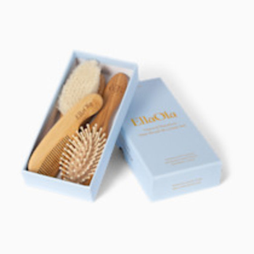Ella Ola 3-Piece Bamboo Brush & Comb Set