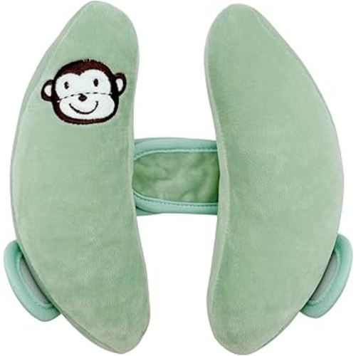 Baby Travel Pillow,Carseat Head Support for Infants,Stroller Headrest for Kids,Baby Head Neck Support Pillow Cushion,Car Seat Neck Support for Toddlers,Green