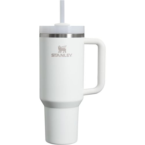STANLEY Quencher H2.0 Tumbler with Handle and Straw 40 oz | Flowstate 3-Position Lid | Cup Holder Compatible for Travel | Insulated Stainless Steel Cup | BPA-Free | Frost
