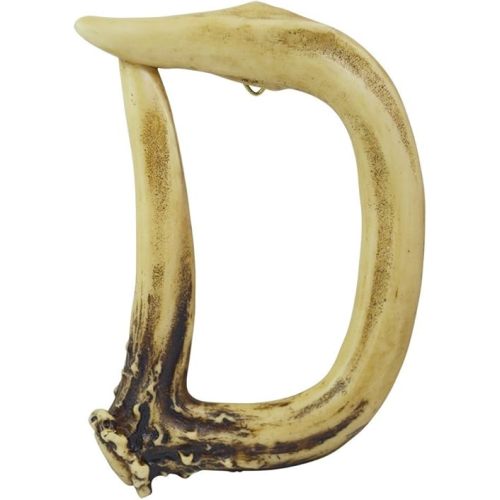 Pine Ridge Personalized Name Art 6" Antler Letter D Home Decor - 3D Western Decorative Hanging Wall Letters Decorations Deer Antler Monogram Hunting Sign Design - Unique Gift Ideas