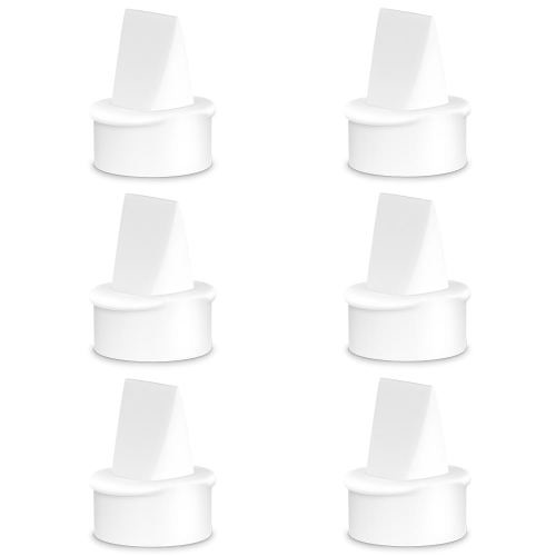 6PC Duckbill Valves Compatible with Lansinoh Pumps Parts and Hand Pump, Replacement to Lansinoh Signature Pro Smartpump Manual Pump, for lansinoh Breast Pumps Duckbill Valves Parts