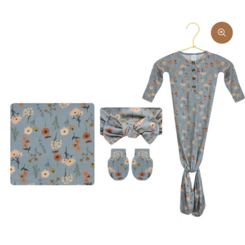 Scarlet Newborn Headband Bundle (Gown)