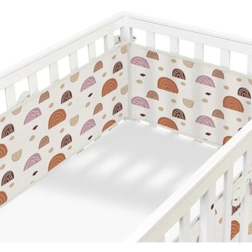 4 Sides Covers,Mesh Cover Set for Sides,Covers for Full-Size (Khaki Rainbow)