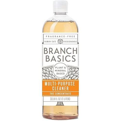 Branch Basics Concentrate Refill (33.8 oz) | All Purpose Multi-Surface Cleaning Concentrate - Replace Every Household Cleaner | Plant & Mineral-Based, Human-Safe, Fragrance Free