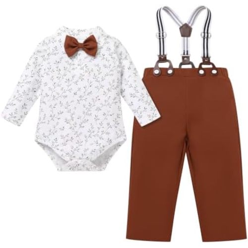 Infant Baby Boy Clothes Gentleman Outfit Suits Formal Wedding Outfit
