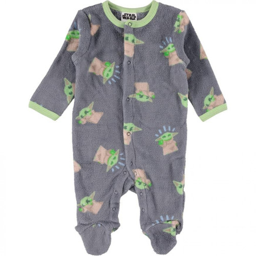 Star Wars Grogu Poses All Over Print Footed Pajamas
