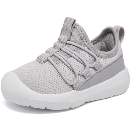 MORENDL Toddler Sneakers Infant Baby Walking Shoes Girl Boy Tennis Lightweight Slip On Shoes
