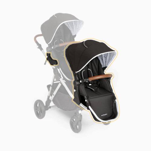 Mockingbird 2nd Seat Kit 2.0 - Black/Watercolor Canopy With Penny Leather (2020)