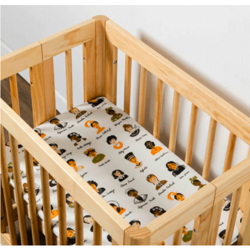 Babyletto All-Stages Bassinet Sheet in GOTS Certified Organic Muslin Cotton