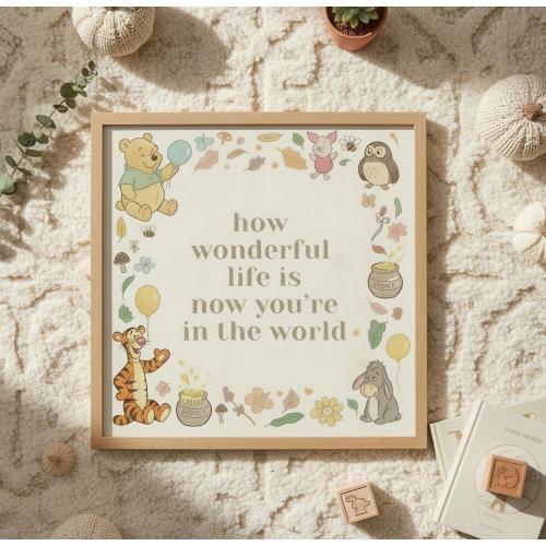 Winnie The Pooh Nursery Wall Art: Gender Neutral Decor (Digital Printable) - 186