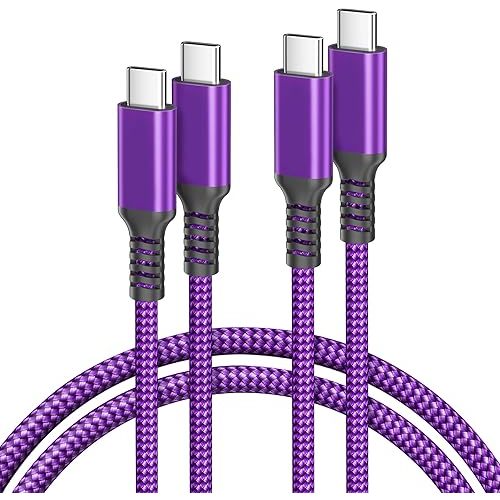 Basesailor for iPhone 17 16 Pro Max Charger Cable,USB C to USBC 60W Cable 10ft/2Pack,Fast PD Charging Type C Cord for Apple 17e 15 Plus,iPad Air 4 5 4th 5th Mini 6 6th 7th Gen,Samsung AI S26 S25 S24