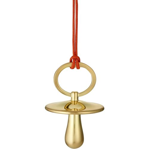 Waterford Christmas Pacifier Golden Ornament
