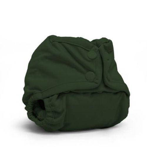 Kanga Care Rumparooz Double Leg Gusset Reusable Cloth Diaper Cover Newborn Snap | Pine Green 4-15 lbs
