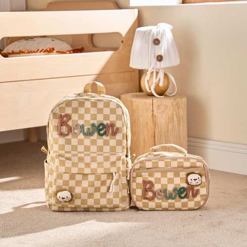 Custom Kid Backpack • Insulated Lunch Bag • Toddler Gift • Back to School