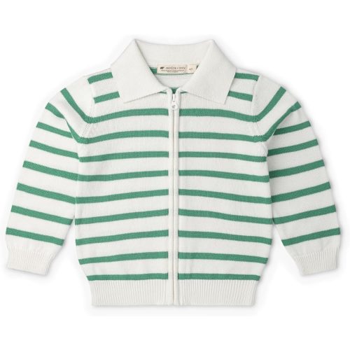 MONICA + ANDY Zip Up Sweater, 9-12 M