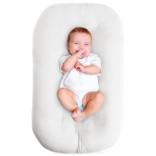 Baby Lounger - Baby Lounger For Newborn, Breathable & Soft Baby Nest Cover Co Sleeping for baby 0-12 Months, Baby Essentials Gifts, Portable Infant Lounger, Baby Snuggle Lounger Me(Natural) - Google Search