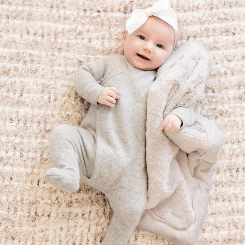 Saranoni Lush Mini Blanket - Feather