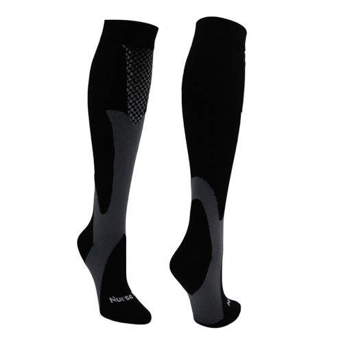 Compression Socks for Nurses - Women & Men - 20-30mmHg Graduated Compression, Zero-Toe Compression, For Medical Staff, Nursing, Athletic Support Such As Running, Cycling, Hiking - 1 Pair