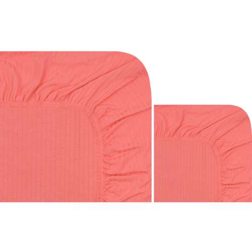 Darcy Ribbed Crib Sheet + Changing Pad Cover Pack