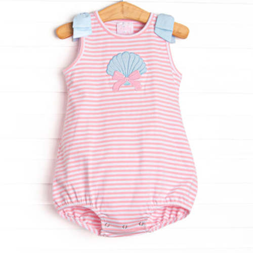 Tidal Treasures Applique Bubble, Pink – Stitchy Fish 12m