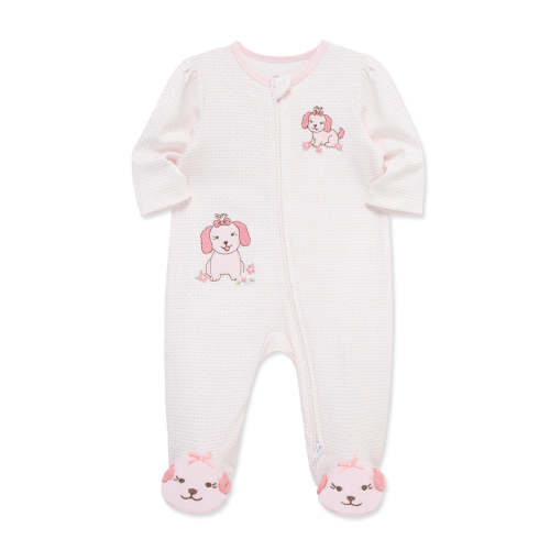 Lovely Pups 2-Way-Zip Footed One-Piece