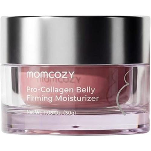 Momcozy Stretch Mark Prevention Cream for Pregnant Women, Travel Size Belly Moisturizer for Dry Skin, Peptides & Shea Butter, Maternity Care, 1.06 oz (30g)