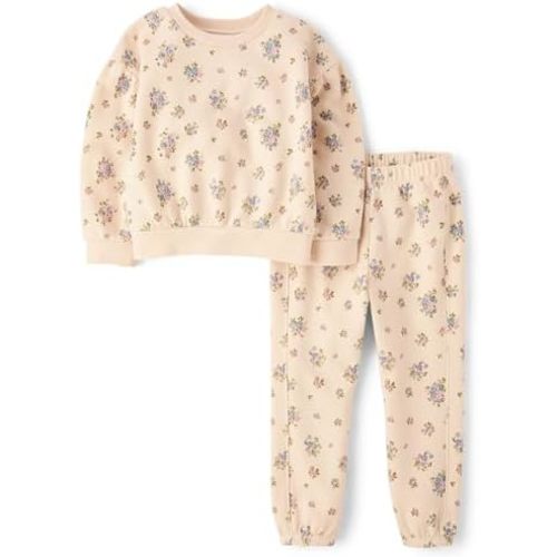 The Children's Place baby-girls And Toddler Long Sleeve Active Shirt and Pant, 2 Piece Outfit